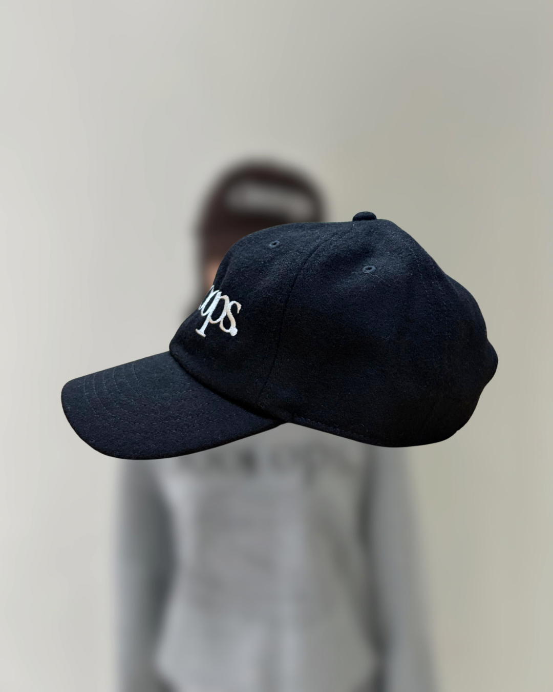 Black)Ooooops logo cap