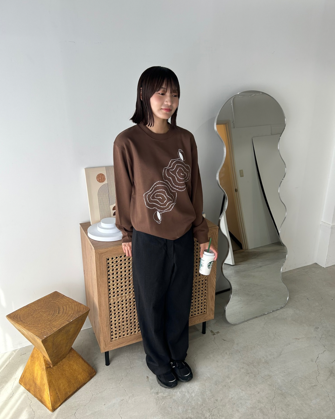 Brown)Double coffee sweat