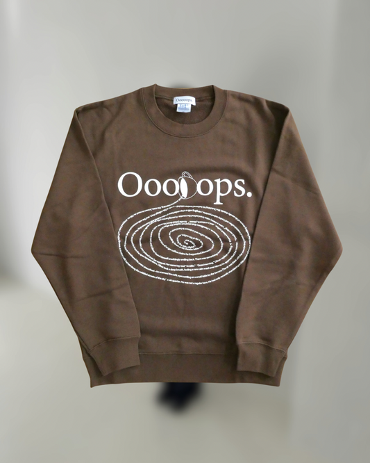 Brown)Spilling coffee sweat