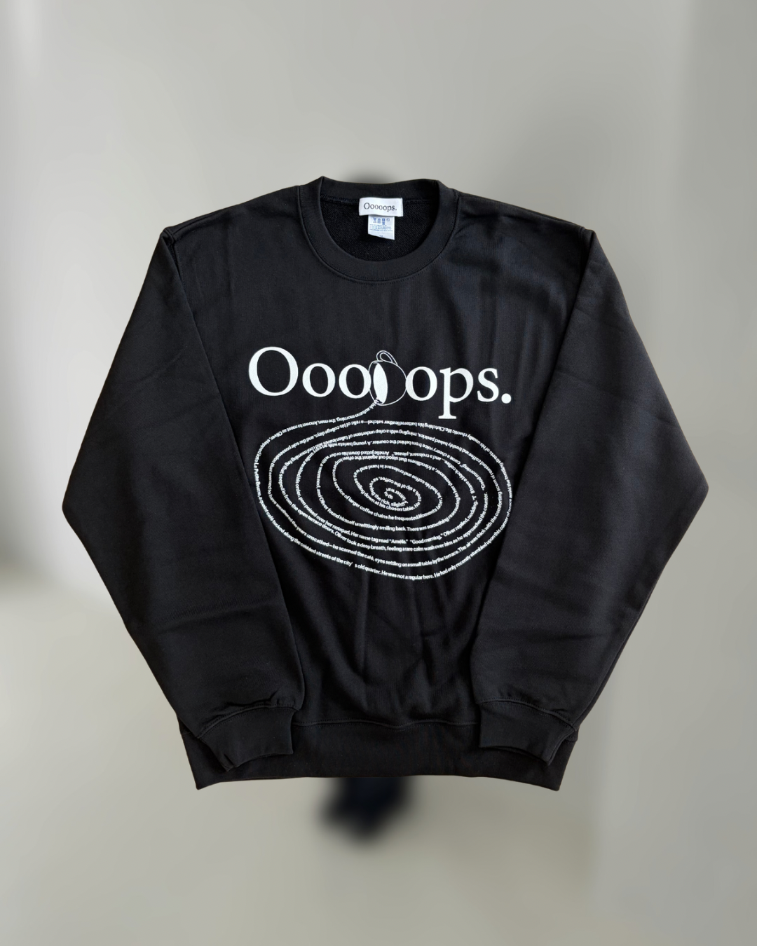 Black)Spilling coffee sweat