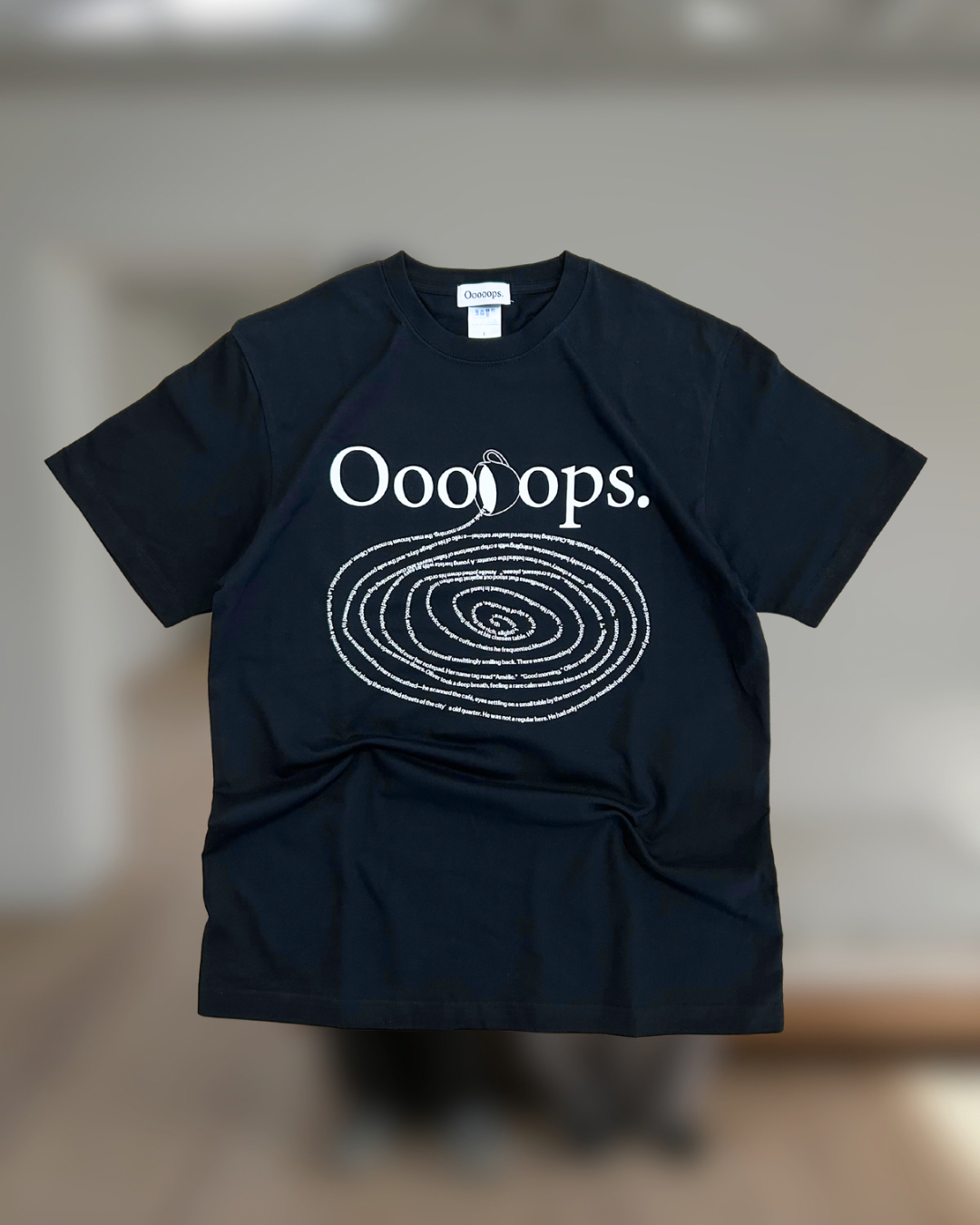 Black)Spilling coffee tee