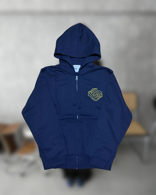 Navy)Guruguru zip foodie