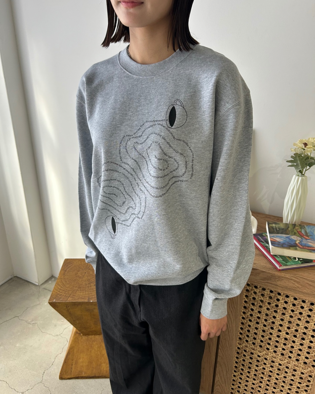 Gray)Double coffee sweat